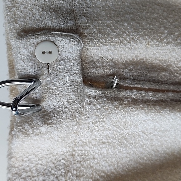 Vintage Made in France Boucle Wool Blend Pencil Skirt - Picture 2 of 6